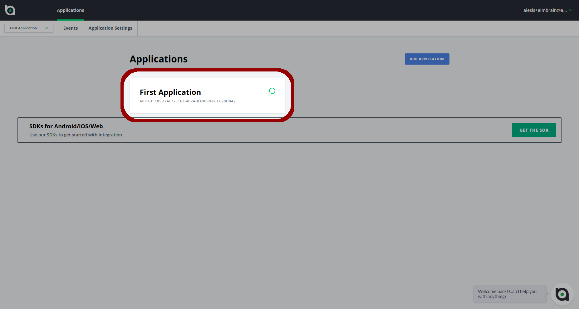 Select your Application